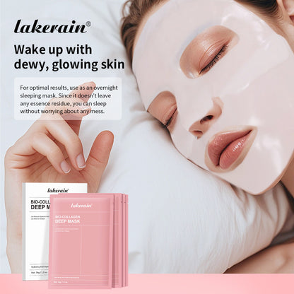 Cross-border Lakerain Collagen Facial Masks Set Face Hydrating Tight To Brighten Hydrogel Mask At Night.